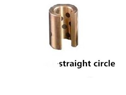 1PCS standard opening linear optical axis slider bearing SBR25UU/dust-proof pressure plate series/copper sleeve/straight circle: Red