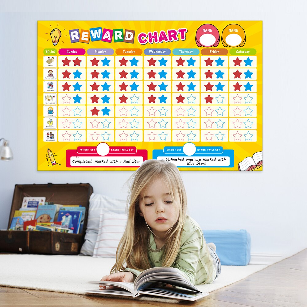 Magnetic Calendar Responsibility Chart Set with St... – Grandado