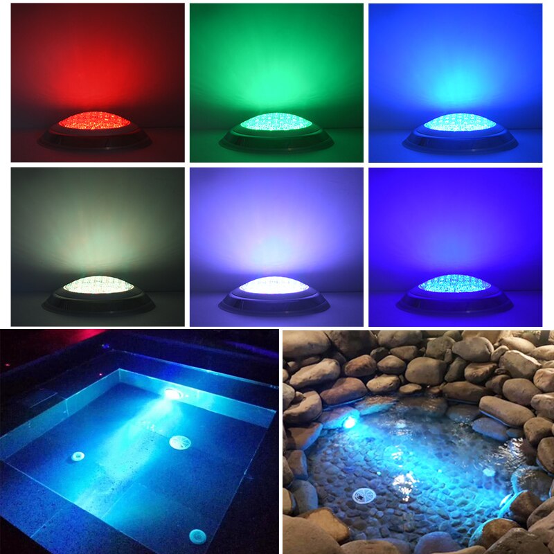 Led Swimming Pool Light AC12V 24V 6W Waterproof Decorative Stainless Steel LED Lamp for Swim SPA Lamps Pool Lighting