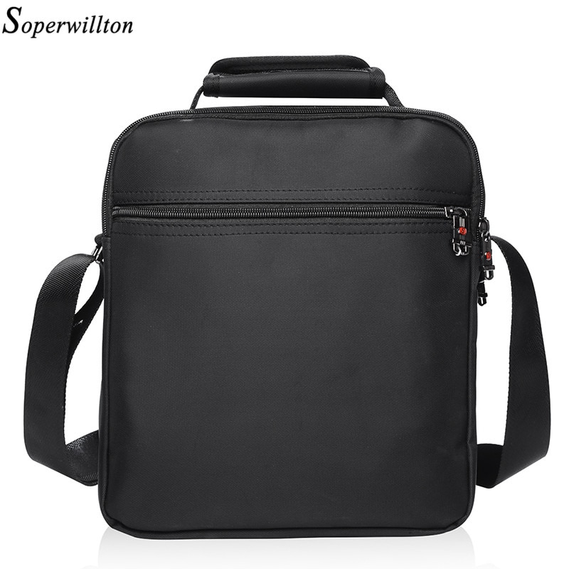 Soperwillton sac pour hommes Fourre-Tout Sac À Main Étanche De Protection Lourds Coton Oxford Hommes Sacs de Messager Sac À Bandoulière Homme Femme #1057