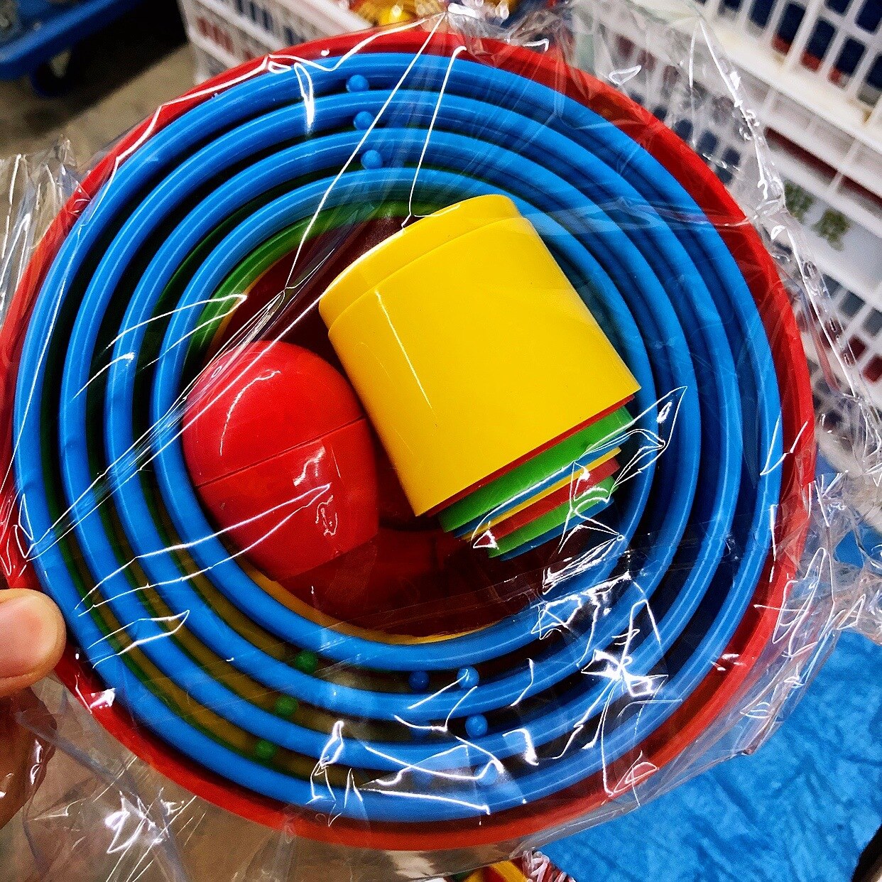 Barn utendørs moro &amp; leketøy sport sirkel ferrule stablet lag spill foreldre-barn interaktiv ferrule kaste spill barn
