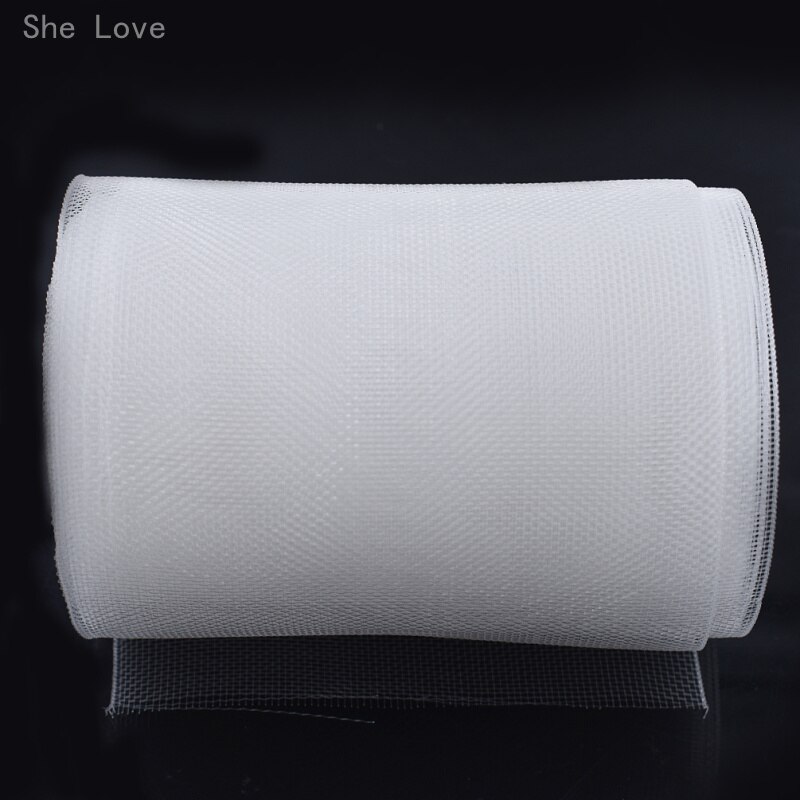 Chzimade 10 Metres Transparent Curtain Tape Border Pleat Trim Tape Ribbon Lace Grommet Header Tape Curtain Accessories