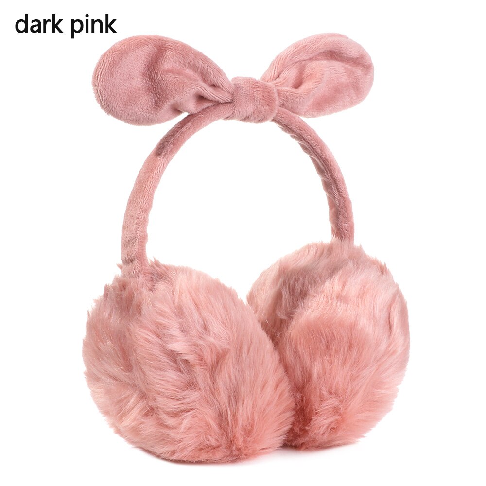 Winter Autumn Warm Faux Fur Earmuffs Cute Cat Ear Earflap Plush Earmuff for Girls Ladies Women Hairbands Ear Muffs