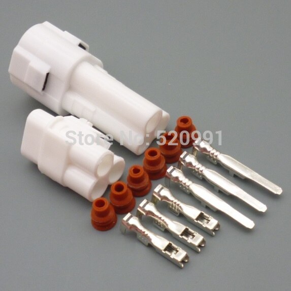 shhworldsea 3pin 2.0mm MT090 sealed Motorcycle TPS waterproof connector 6187-3231 6180-3241