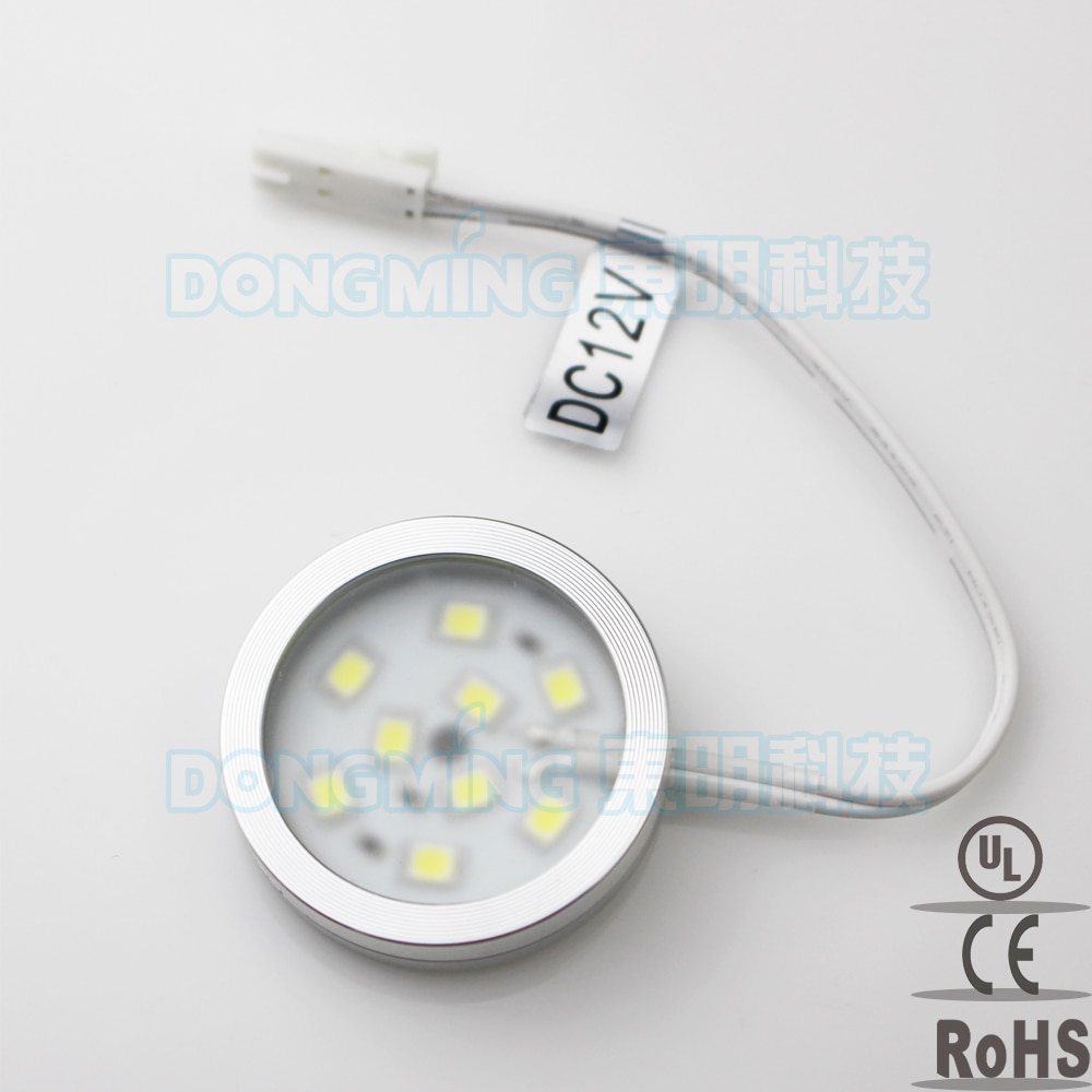 Foco LED de 12V y 1W para decoración del hogar, lámpara de luz descendente para cocina, armario de pared, muebles