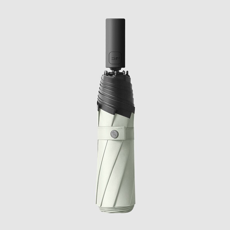 Parapluie automatique à 8 nervures pour femmes, joli parapluie pliant coupe-vent pour la Protection contre la pluie et le soleil, grand parapluie UV pour femmes: Green