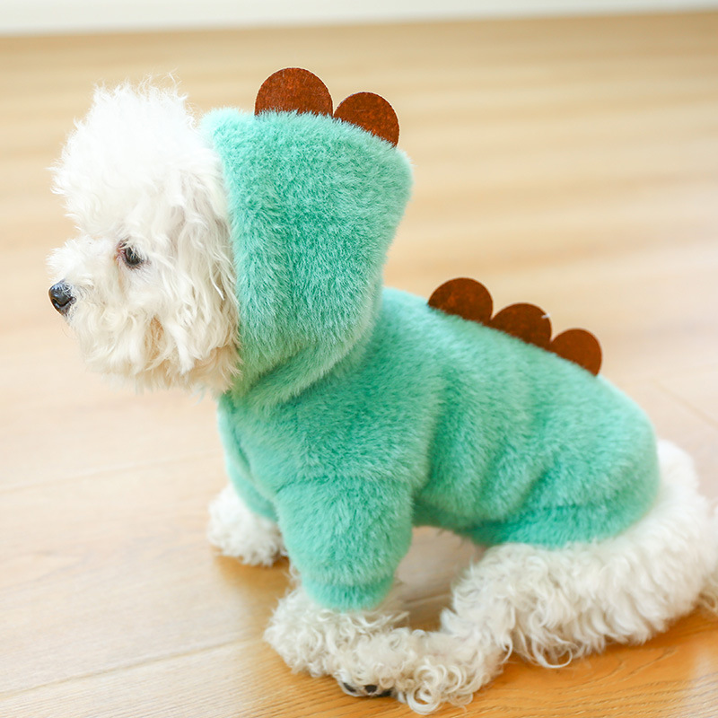 Teddy Dog Clothes Pet Little Flying Dragon Hoodie Sweater Pomeranian Bichon Chihuahua Pet Cat Winter Hoodies