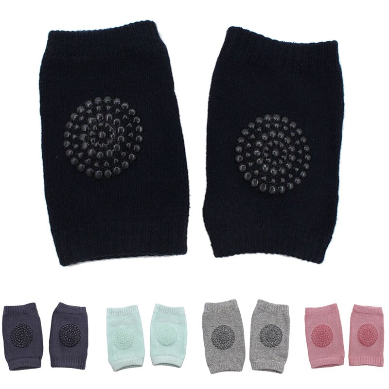 1 par de rodilleras para bebés, almohadilla para codo de gatear, almohadilla de seguridad para niños pequeños, calentador de piernas y rodillas para bebés, Protector de apoyo para rodillas de bebés