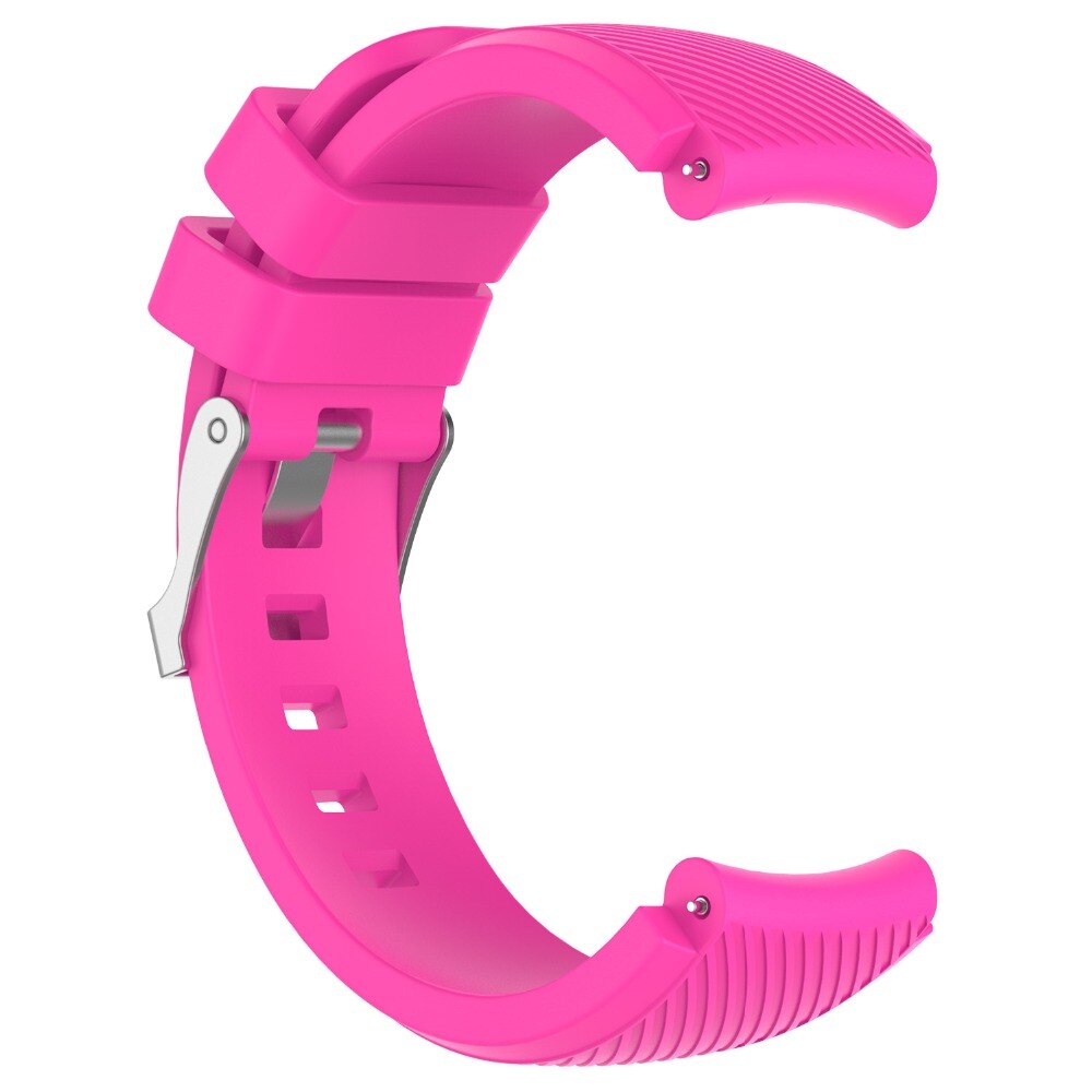 Wrist Strap for xiaomi huami Amazfit Stratos 3 2 2S strap Silicone band With Buckle Sports Belt for xiaomi huami amazfit3: rose red