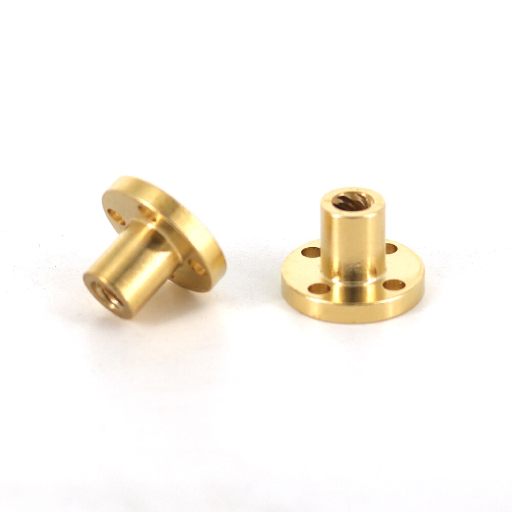 Vite trapezoidale dado T6 ottone rame piombo 1mm 2mm 4mm 6mm 12mm 1 pz