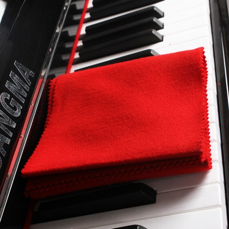 Red Soft Nylon Amp Cotton Dust Cover Cloth For Any 88 Key Piano Or Keyboard: R