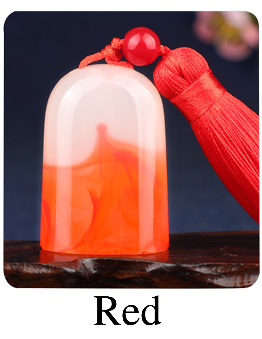 Chinese traditional Stamp Seal Of Painting Calligraphy Resin Casual Name Seal Seal Cuting Art supplies set: Red