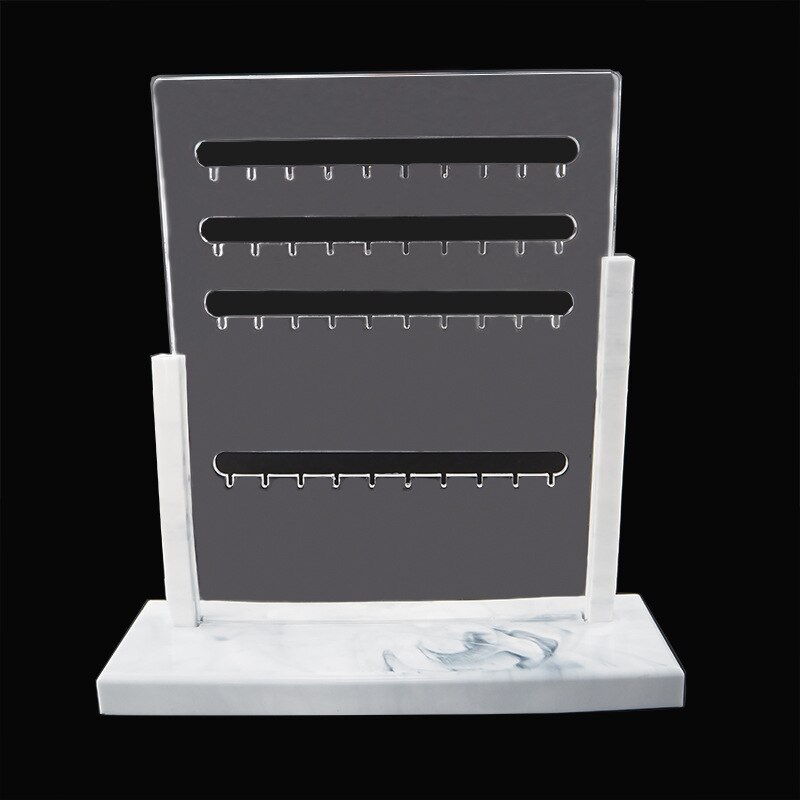 DIY Kristall Epoxy Form Ohrringe Regal Silikon Form Display-ständer Ohrringe Anhänger Schmuck Rack Lagerung Set