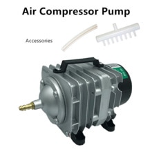 25W/35W/45W 220V Electromagnetic Air Compressor Pump Oxygen Aquarium Fish Pond Compressor Hydroponic Air Aerator Pump