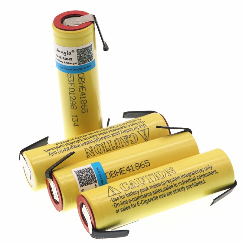 Originele 18650 HE4 2500Mah Li-Ion Batterij 18650 3.7V Oplaadbare Batterijen Max 20A Ontlading + nikkel Vel