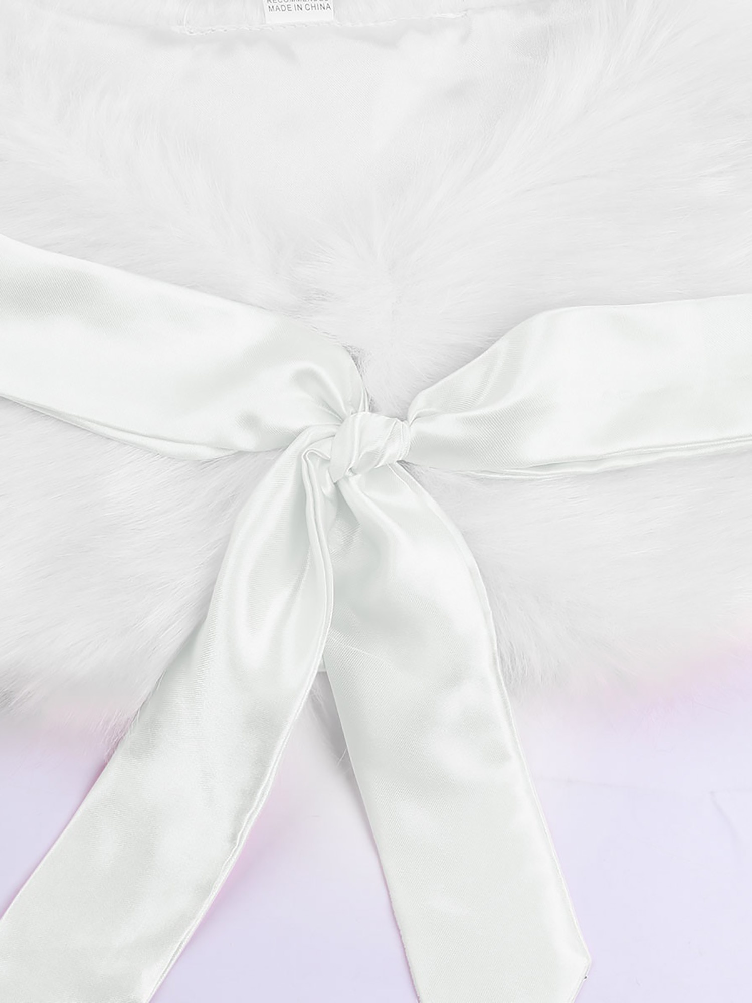 Giacca da bambina bolero in pelliccia sintetica per bambini