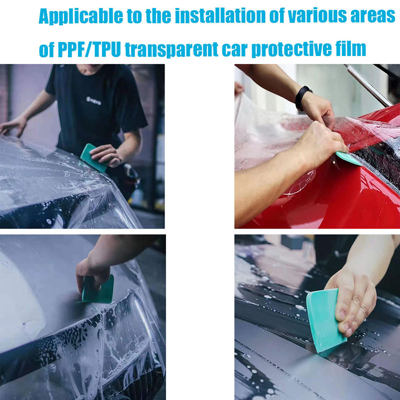 Tofar 10cm tpu ppf nal gummiskrape vindusfolie bil gjennomsiktig beskyttelsesfilm installasjon vinylfolie glassrengjøringsverktøy