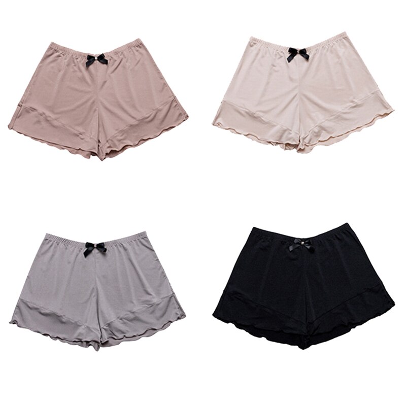 Søde sikkerhedsshorts bukser kvinder under nederdel kjole høj elasticitet sikkerheds blondebukser løse sikkerhedsshorts kvindelige shorts i stor størrelse