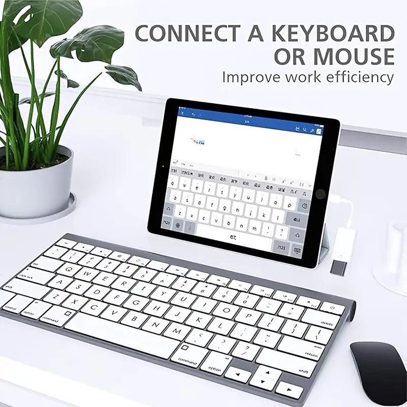 OTG Adapter Lightning To USB 3.0 Adaptador USB Type C For iPhone 14 13 12 11 Pro Max X XS USB C Splitter Data Convertor Expander