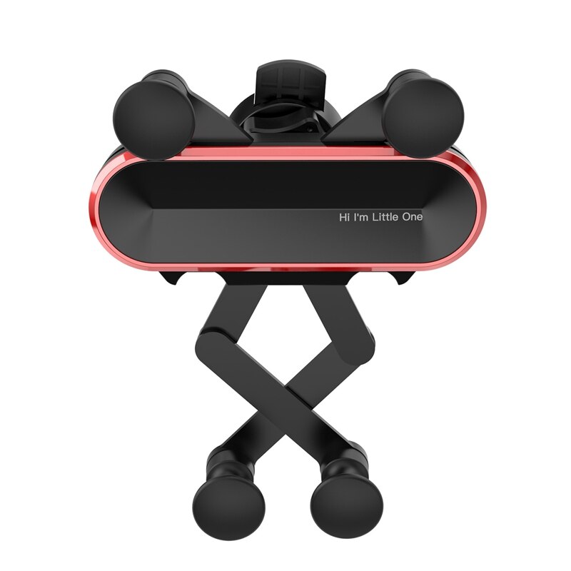 Universele auto mobiele telefoon zwaartekracht ventilatierooster montagebeugel uitlaat clip telefoonhouder 360 graden rotatie voor iphone samsung