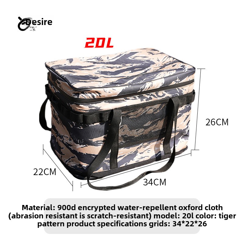 Caja de almacenamiento de alimentos calientes y fríos térmicos para exteriores de 20-36L, bolsa térmica para Picnic a prueba de fugas, bolsas de almacenamiento enfriadoras para bebidas y alimentos para acampar