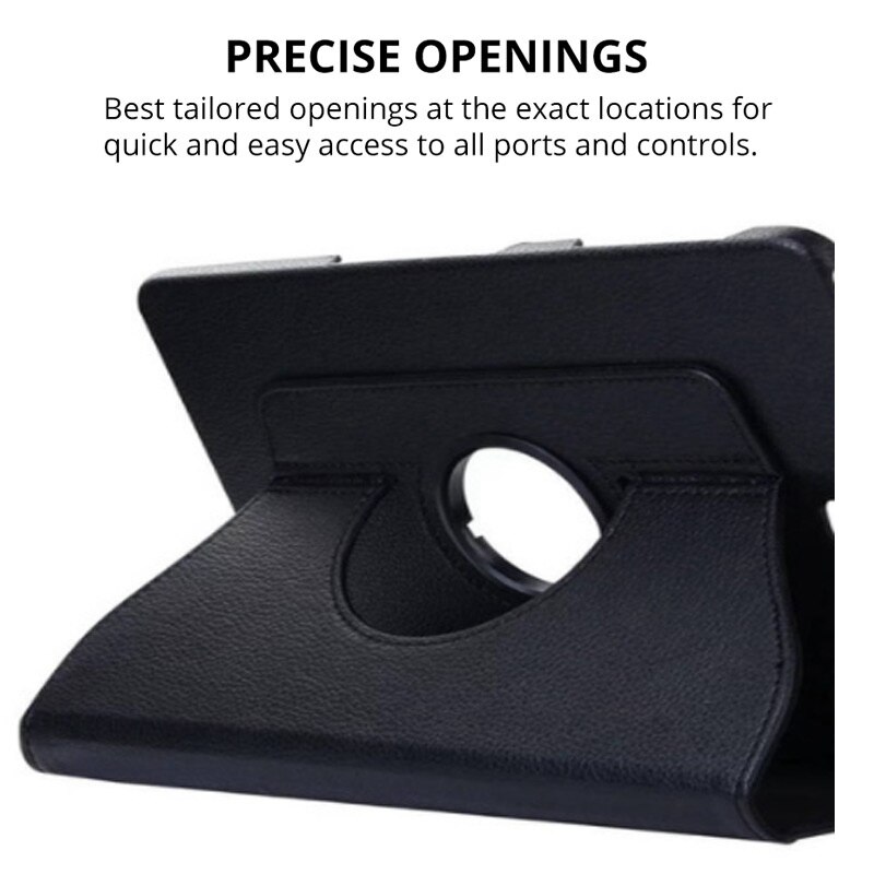 PU skórzane etui do Samsung Galaxy Tab A 8.0 2017 360 stopni obracanie pokrywa dla SM-T380 SM-T385 T380 T385 8.0 cal Case + film + długopis