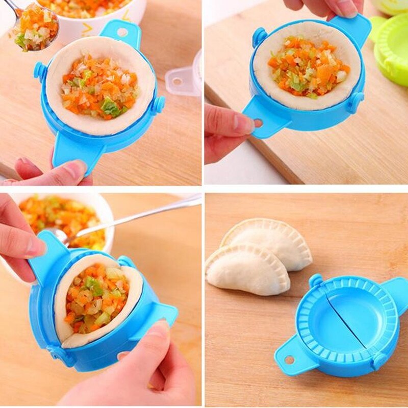 Køkken tilbehør dumplings maker værktøj hvede halm jiaozi pierogi form dumpling form clips bageforme wienerbrød køkken gadgets