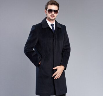 Winter Woolen Coats Jackets Thick Business Casual – Vicedeal