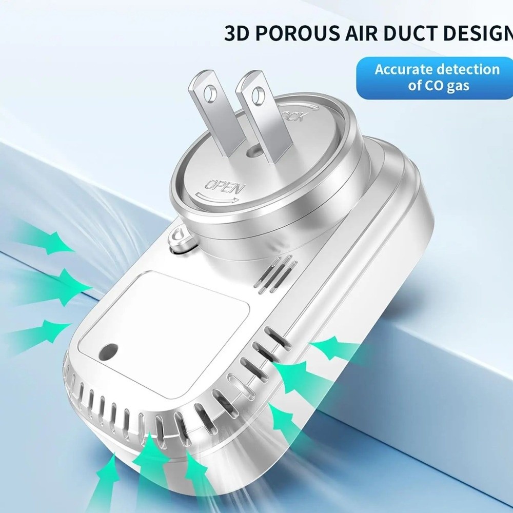 Højfølsom kuliltedetektor, storskærm, bærbar co-monitor, realtidsovervågning, temperatur- og fugtighedsdetektor