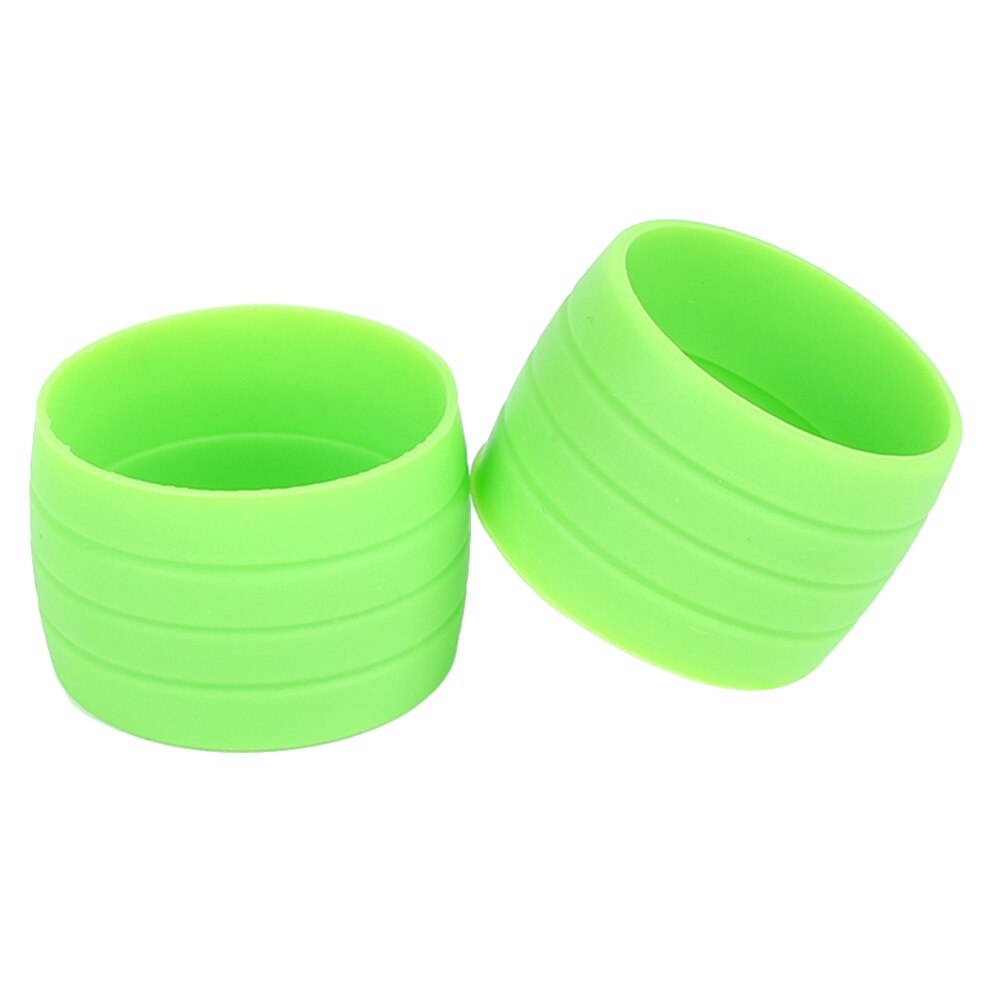 1 Paar Fietsen Siliconen Plug Fiets Rem Stuur Gesp Mouw Vaste Ring Fietsen Draagbare Stofdicht Fietsen Onderdelen: Green