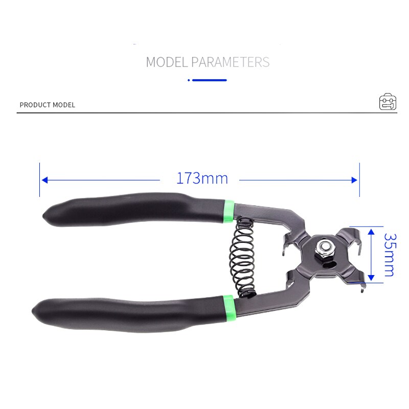 Genier B336028 Bike Chain Magische Knop Klem Remover En Sluit Gereedschap Ketting Reparatie Tools Multipurpos Master Link Tang-Trident