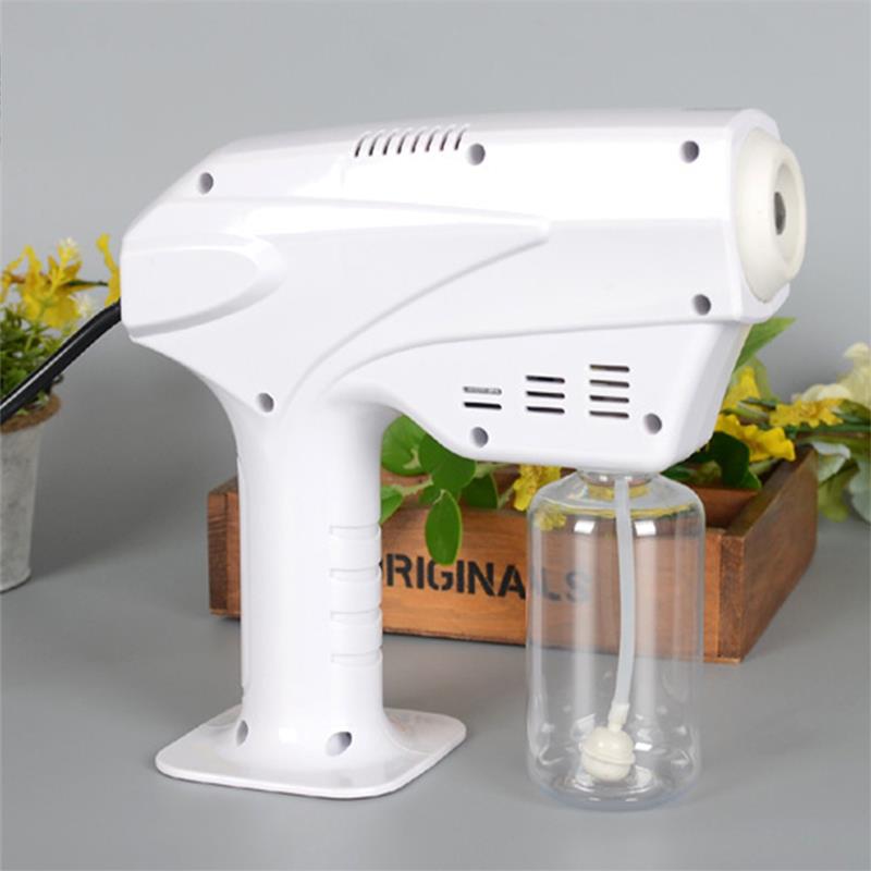 1200W 220V 250ml Electric ULV Sprayer Blue Light Portable Fogger Machine Hair Nanos Steam Spray Guns Hospital Home Disinfection