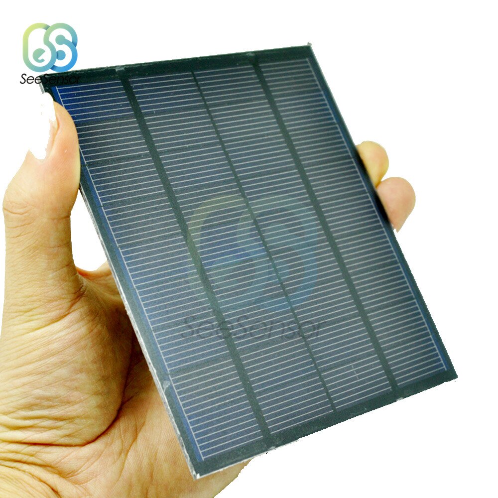 Solpanel 1.5w mini solenergisystem diy til solceller batteri mobiltelefon oplader 9v hjemmebelysning