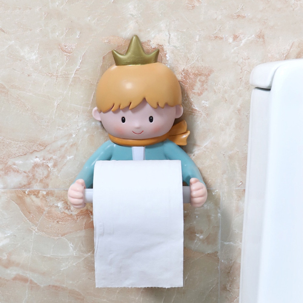 Ponsvrije cartoon dieren huis rol papier doos vreemde decoratie rol papier buis toiletpapier doos wandhanger