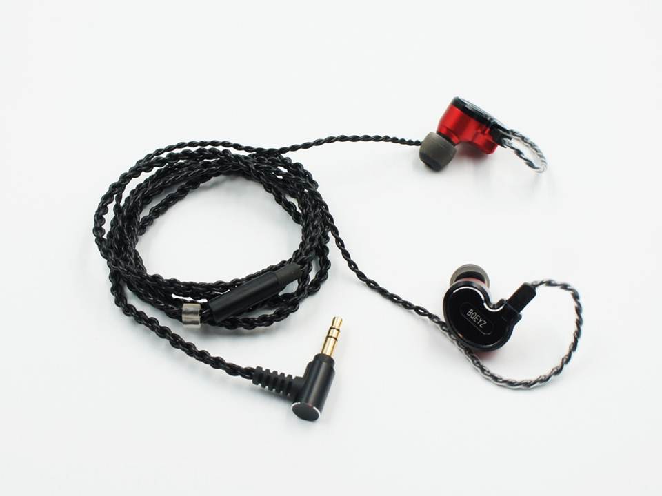 BQEYZ KB100 1 Armature équilibrée + 2 pilote dynamique hybride 2pin 0.78mm détachable métal HiFI In-ear écouteur