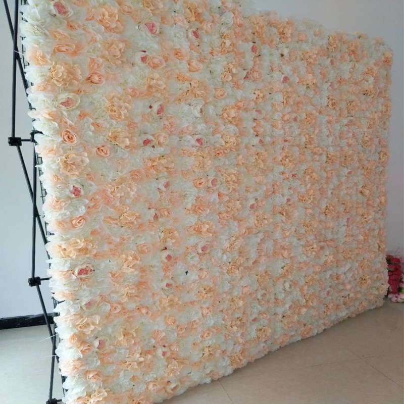 Blomma vägg konstgjord växt vägg bröllop bakgrund fotografisk bakgrund dekoration blomma rad 60 x 40cm 1pc siden blommor