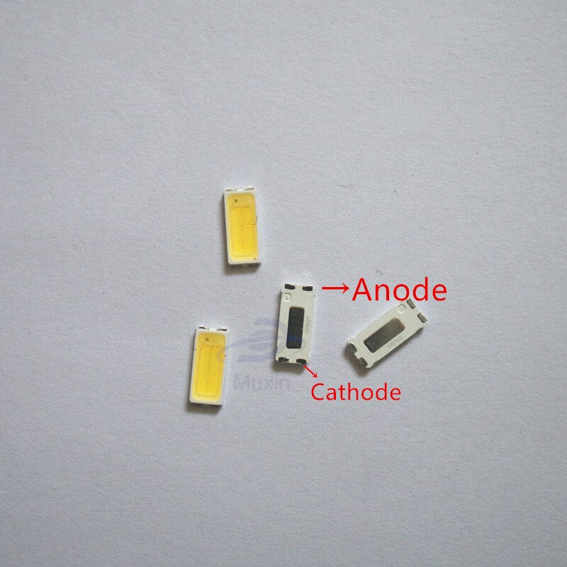 VOOR reparatie Samsung tcl LCD TV LED backlight Artikel lamp SMD LEDs 7030 6V Koud wit licht 200 pcs emitting diode