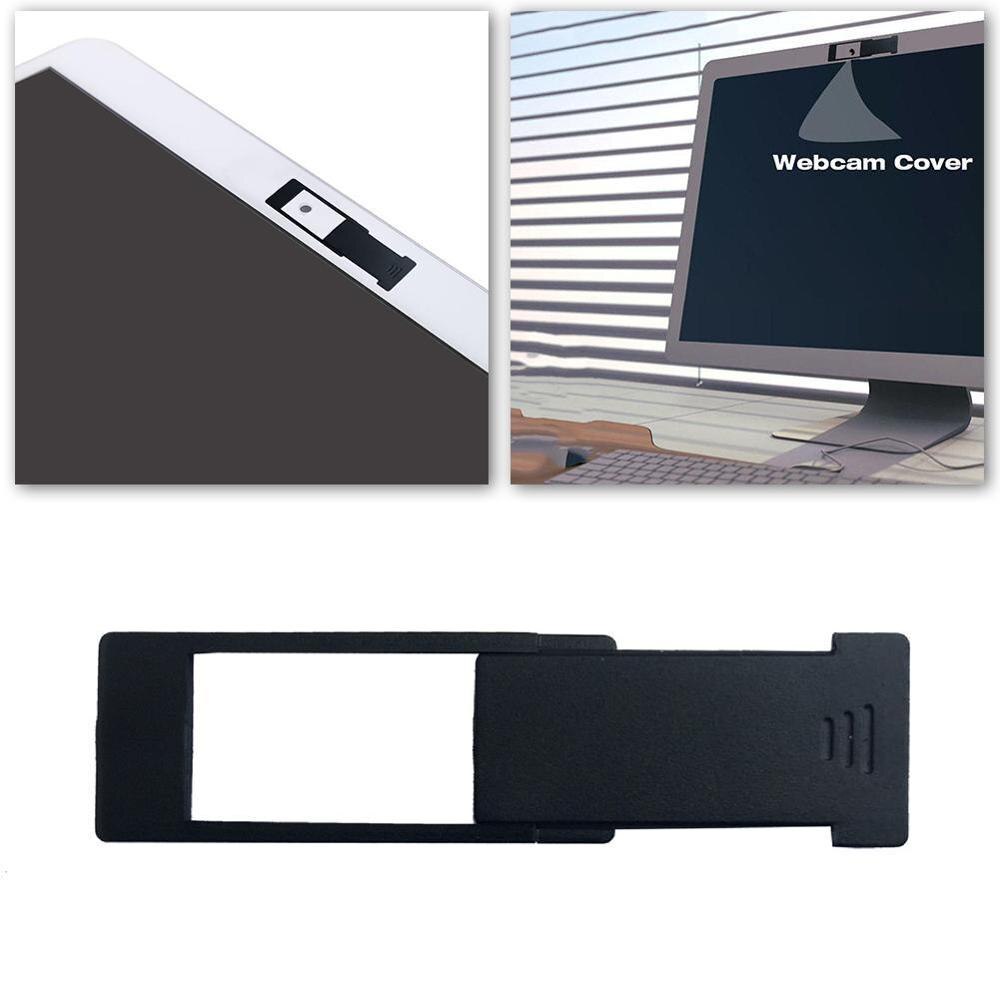 3 pçs capa ultra-fino universal slider capa de câmera de plástico privacidade adesivo para laptops pc tablet do telefone móvel