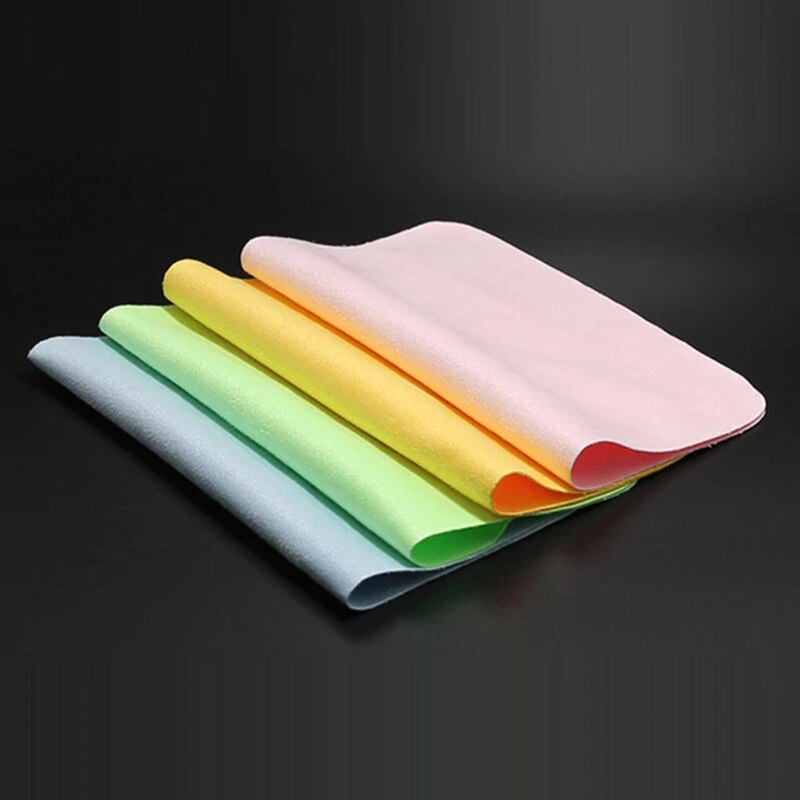Lingette de nettoyage de lunettes, outils de nettoyage de lentilles, chiffon pour objectif, écran de téléphone, appareil photo, écran d&#39;ordinateur, lingette de nettoyage domestique, 1 pièce: Default Title