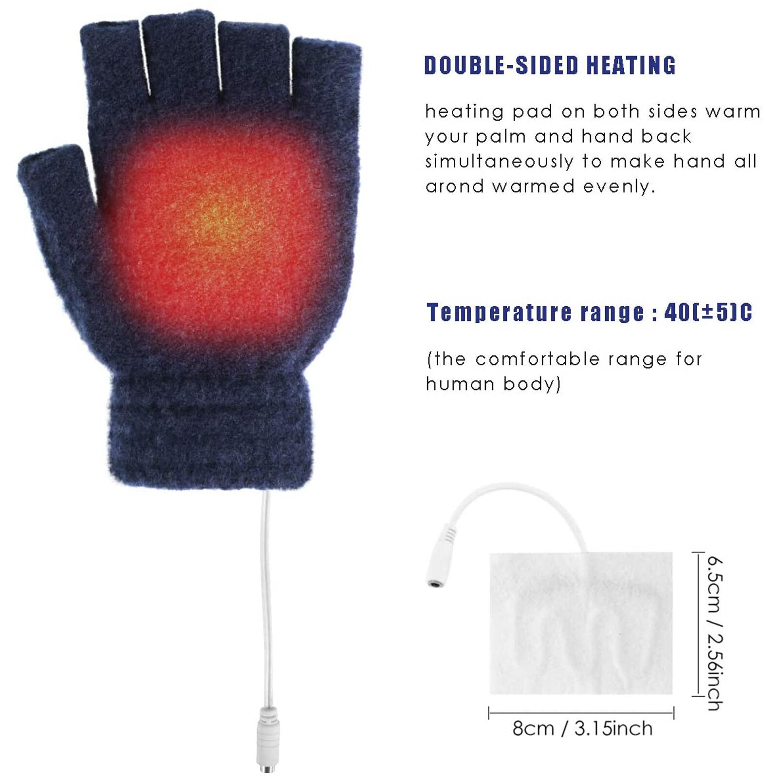 Перчатки Laptop Frauen Männer Usb Erhitzt Handschuh Full & half Finger Winter Radfahren Handschuhe Warme Stricken Hand Handschuhe Перчатки Мужские @ 40