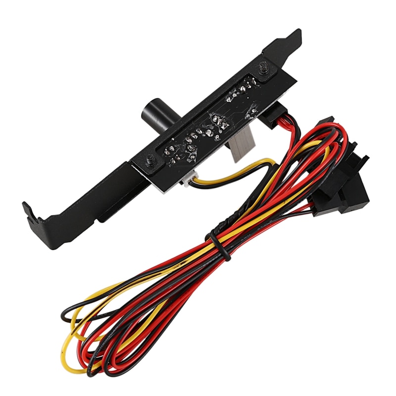 3 Kanalen Pc Cooler Cooling Fan Speed Controller Voor Cpu Case Hdd Vga Ventilator Voor Pci Temperatuurregeling Regelgeving 12V 3Pin