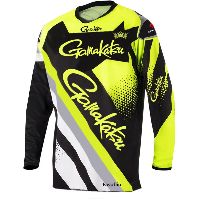 Verão nova camisa de pesca de manga longa roupas de pesca de secagem rápida anti-uv protetor solar roupas de pesca: M / Azul