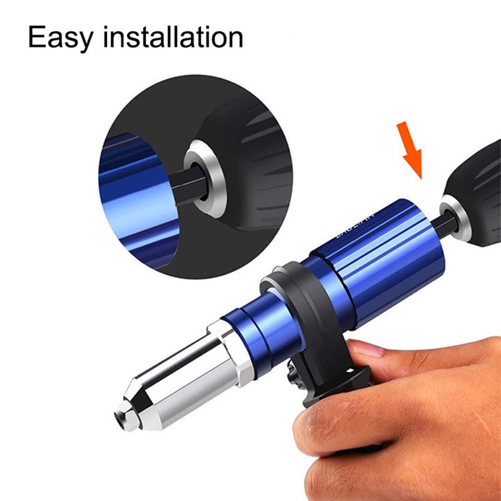 Electric Rivet Machine Rivet Nut Device Adapter Cordless Drill Fascinating Tool Insert Nut For Riveting Tool