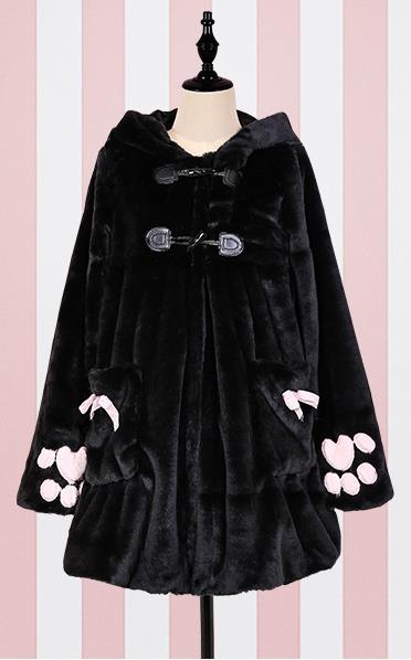 oneforus Girls'Cute Cat Print Japanese Hoodie Kawaii Japanese Cat