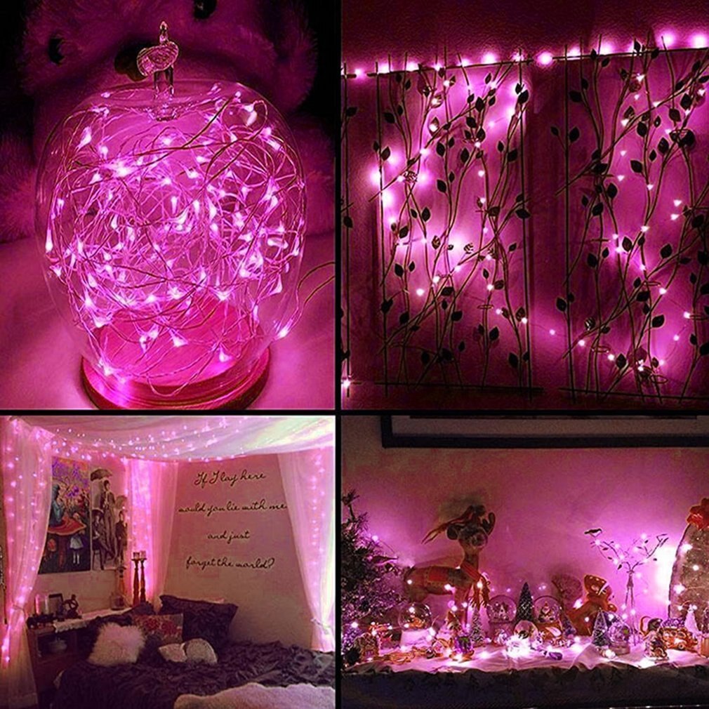 Battery Operated 3 Meters String Light with 30 LEDs Christmas Wedding Party Decor LED Copper Wire Light String