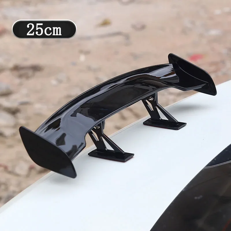 Alerón pequeño Universal para coche, mini alerón trasero con apariencia de fibra de carbono, modelo de alas traseras, decoración de estilo automático, accesorios para coche: Verde hierba