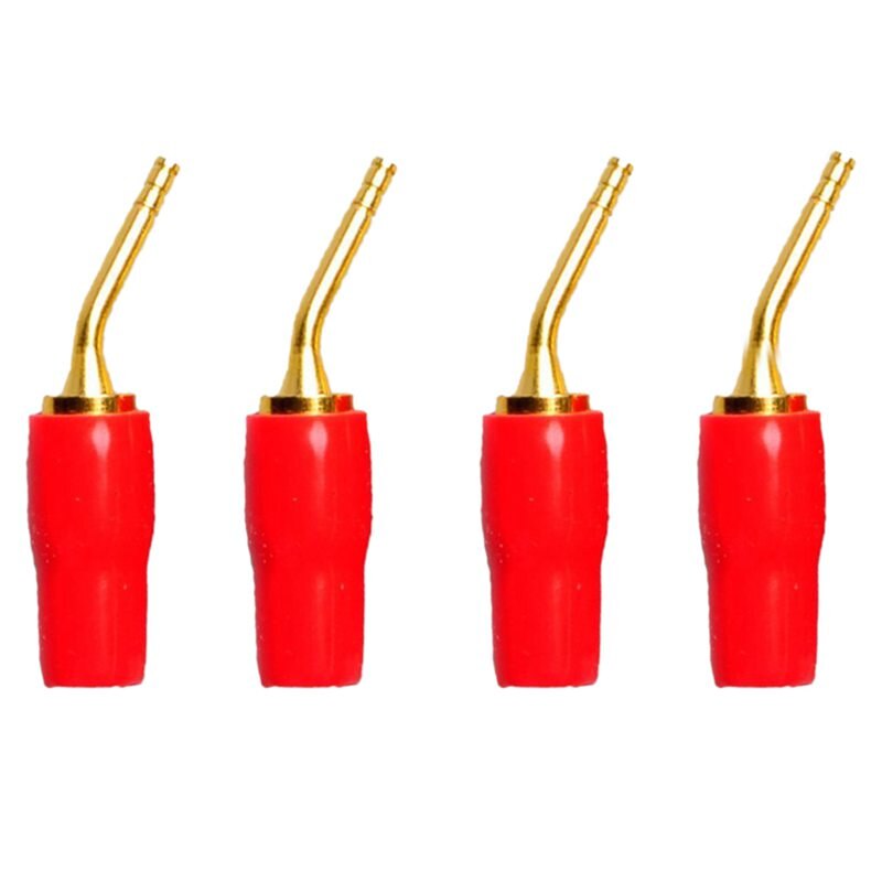 2 Stück Vergoldete 2mm Bananenstecker Hi-Fi Lautsprecher Kabel
