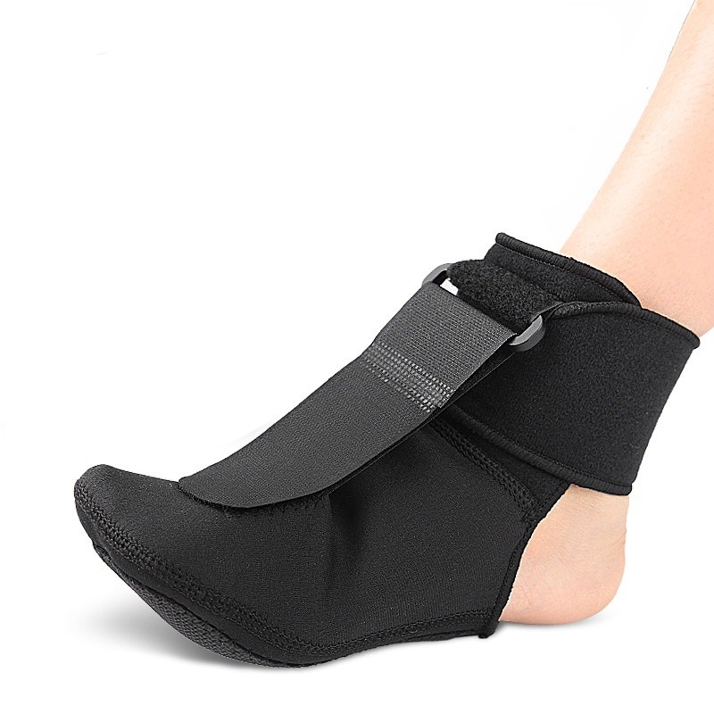 BraceAbility Plantarfasziitis-Nachtschiene, weiche Plantarfaszienbandage zum Schlafen, Achillessehnenentzündung, Fußabfall, Fersenschmerzen: Groß