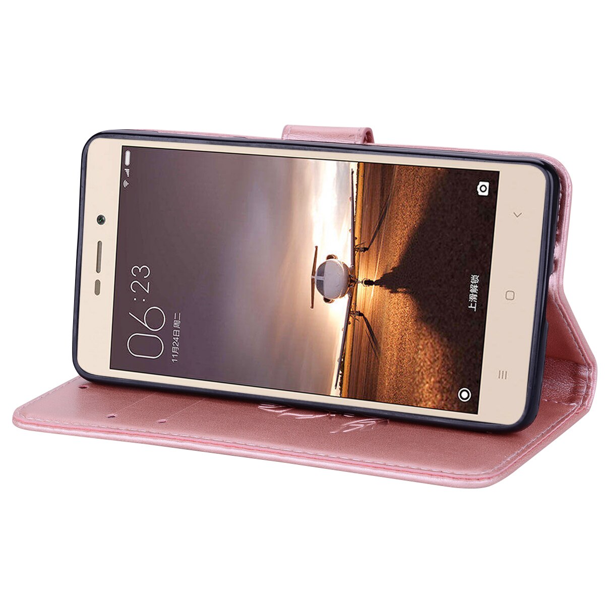 Xiaomi Redmi 3 S Case Leather Case Back Cover Voor Xiaomi Redmi 3 S PRO Rose Bloem Telefoon Gevallen redmi 3 PRO 3 S Cover