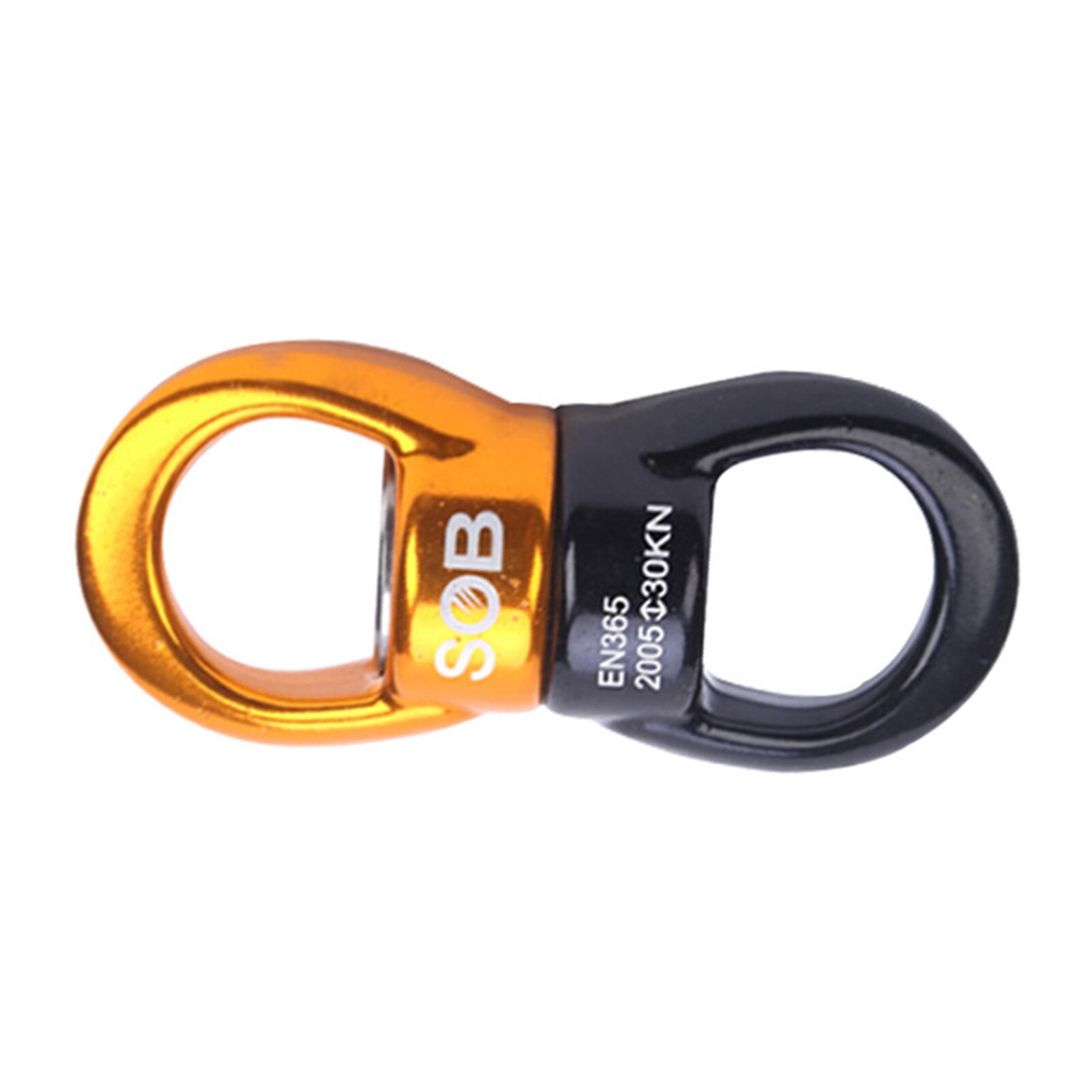 30KN Rock Climbing Universal Swivel Ring Swivel Joint Hook, Used For Climbing And Rock Climbing Outdoor Rescue Speed